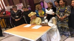 بتوقيع برتكول تعاون مشترك بين مجلس سيدات اعمال العرب وجمعية رائدات الاعمال ... بابيدچان 2018