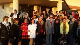 زيارة الشيخه حصه وعضوات المجلس لقناة السويس الجديده