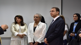 زيارة الشيخه حصه ووفد من المجلس الأكاديمية العربية للتكنولوجيا والنقل البحري فى مهرجان السياحة العالمي بالإسكندرية