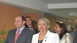 زيارة الشيخه حصه ووفد من المجلس الأكاديمية العربية للتكنولوجيا والنقل البحري فى مهرجان السياحة العالمي بالإسكندرية